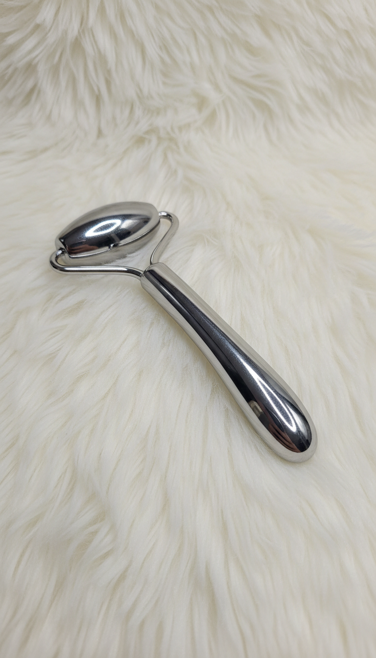 BrightCare Surgical Steel Facial Roller